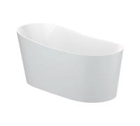 Bañera Exenta Ovalada Stonex Color Perla- Maui Round 150x70x66cm Blanco Roca