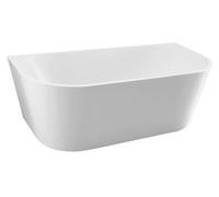 Bañera independiente, bañera de acrílico, 170 x 80 x 58 cm, color blanco, montaje en pared, diseño minimalista, marca TAJO