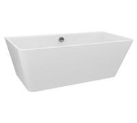 Bañera independiente Polysan LIBERTA D, 170x78x60 cm, color blanco