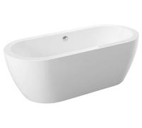 Bañera independiente Polysan SAMIRA, 173x78x59 cm, color blanco