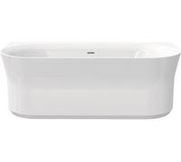 Bañera independiente RAVAK YPSILON Wall, 178x86 cm, color blanco nieve, modelo XC00100028