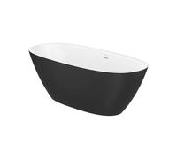Bañera Oval Exenta con Desagüe Click-clack y Sifón Stonex 165x75x57cm Roca