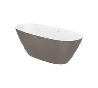 Bañera Ovalada con Desagüe Click-clack y Sifón para Dos Personas 180x80x57cm Roca