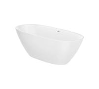 Bañera Ovalada Exenta con Desagüe Click-clack y Sifón Ariane 180x80x57cm Roca