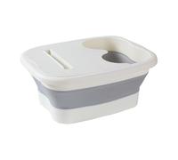 Bañera para pies plegable y portátil, para baño | Bañera para pedicura Casa Camping Pedicura Atleta Recuperación Post-Entrenamiento Viaje Relax Estrés Y Muscular Spa