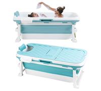 Bañera plegable - Bañera plegable - Bañera portátil - Bañera compacta - Bañera para baños pequeños - Tamaño XL, 132 cm