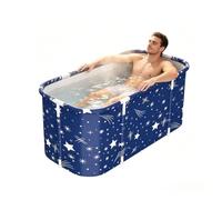 Bañera Plegable para Adultos,Bañera Portátil Compacta Aislante | Bañera independiente para Baño Caliente y Baño de Hielo Ahorro de Espacio,Piscina de Baño para Adultos y Niños,140x60x50cm