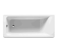 Roca Bañera Easy Square rectangular 150 cm acrílico blanco - Con válvula automática sin sifón
