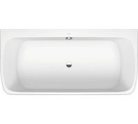 Bañera rectangular Duravit Collection One, 180 x 80 cm, modelo de pared