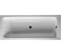 Bañeras Duravit D-Code, 1700x700mm, rectangular, versión empotrada, 110 litros, 1 fondo inclinado, blanco brillante, 700097000000000