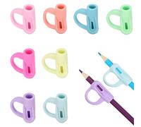 Bangbobi 8 Soportes para lápices, Ayuda para Escribir para niños, Soporte ergonómico para lápices, empuñadura de Silicona para Zurdos y diestros