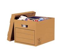 Bankers Box 00154, Caja de almacenamiento, marrón, pack de 10 unidades