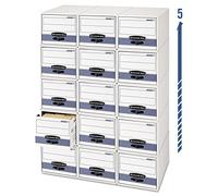 Bankers Box - Cajón, color Blanco 11.50" x 14.00" x 25.50"