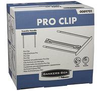 Bankers Box CRC 00897 - Fasteners de plástico Pro clip, 100 mm, blanco
