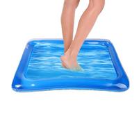 Baño inflable de pies para piscina, lavabo de pies de piscina, bañera portátil para adultos, adolescentes, viajes, baño, playa, suministros de verano al aire libre