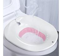 Baños de Asiento /Bidet para Inodoro - Bidé Portátil para Banos de Asiento para Hemorroides, Cuidado Postparto, Tratamiento del Perineo, Asiento de Vapor Yoni Que se adapta a los Inodoros Estándar