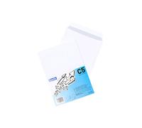 Bantex 400085699 autoadhesivo Sobres con rayas C5, 20 paquetes de 25 unidades) Color Blanco