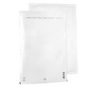 Bantex K20 - Sobres acolchados (10 unidades, 370 x 480 mm, 20 K, cierre autoadhesivo), color blanco