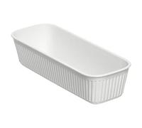 Tatay Caja organizadora Slim Baobab – Plástico reciclado libre de BPA – 9×24×5,6 cm Blanco