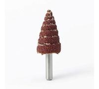 Baoblaze Cabezal Abrasivo Cono de Lijado Cono de Rectificado Accesorio de Desbarbado Pulido con Grit 80 y Vástago de 6 Mm para Debastar y Pulir sin Dañar la, 20 6mm/50 Unidades