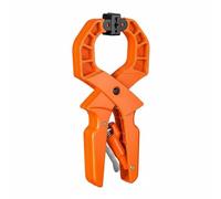 Baoblaze Carpintero Abrazadera Mordaza Pinza Barra Resorte Gatillo Apertura con una Mano y Mandíbulas Fuertes en Nylon Rígido Adecuado para Corte de Madera Pegado Ensamblaje Reparación, Naranja