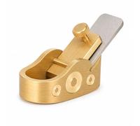 Baoblaze Cepillo de de Latón Cepillo Pequeño Bloque de Planeado Herramienta para Madera Cepillo Preciso Latón Compacto con de Acero Perilla de Ajuste de Corte, 52mm, 1号凸底刨