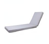 Baoblaze Cojín Exterior para Tumbona Cojín de Reposera Almohadilla de Colchoneta de Poliéster Impermeable y Adecuado para Piscina Playa Terraza Jardín, Gris Claro, 183 53 7.6