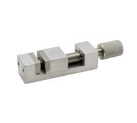 Baoblaze de Relojería Soporte de Sujeción Tornillo Banco Mordaza Mini en Acero con Ajuste de Rosca y Orificios para Fijación Adecuada para Reparación de, 50x15x15 Mm