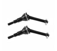 Baoblaze Eje de Transmisión para Coche RC Cardán CVD Universal Junta Homocinética Acero Templado de Larga Durabilidad con Entrega de y Menos Vibración, Negro, 2 Piezas
