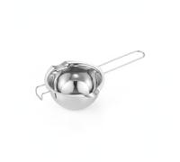 Baoblaze Olla Derretidora de Acero Inoxidable Tazón Baño María Cazo Recipiente para Salsas Control del Baño María para Texturas Cremosas Adecuada para, 680ml, Mango De Acero 201