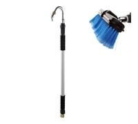 Baoblaze Pulverizador Ajustable Lanza de Agua Varilla Telescópica Herramienta de Limpieza con Curva Cabezal Metálico Angulado Cuerpo de Aluminio Mango de, 105-180 Cm