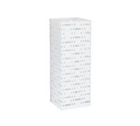 Baoblaze Storage Container Soporte para Organizador Contenedor Perchero Estructura de Metal Duradera Formato Esbelto para Rincones Adecuado para Recibidor, Blanco, Geométrico Cuadrado