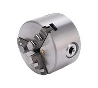 BAOFUYA 3 Pulgadas Tornio de Autocentrado Cuck 80 Mm de Di¨¢metro Prescante para Torno Carpinter¨ªa con Precisi¨®n Alta Precisi¨®n Manual Dise?o 3 Jow Set K11-80