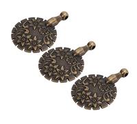 BAOFUYA Cortador de Hilo Colgante 3 Paquete Cortador de Metal para Coser | Forma Circular con Borde Dentado, Material de Metal Resistente, Corta Hilo Fácilmente sin Lastimar los Dedos, Adecuado para
