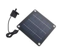 BAOFUYA Juego de Bomba Portátil con Panel Solar Monocristalino de 20 W, Bomba de Agua para Fuente de 12 V CC con Elevación de para Uso en Estanques de Jardín