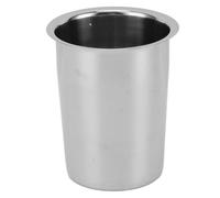 BAOFUYA Soporte para Utensilios de Cocina, Organizador de Utensilios de Acero Inoxidable con Base Giratoria, Carrito para Cubiertos de Gran Capacidad con 3 Compartimentos para Encimera, Mesa de (Sin