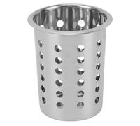 BAOFUYA Soporte para Utensilios de Cocina, Organizador de Utensilios de Acero Inoxidable con Base Giratoria, Carrito para Cubiertos de Gran Capacidad con 3 Compartimentos para Encimera, Mesa de (Con