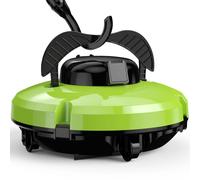 Baopilong Actualización de aspiradora robótica inalámbrica para piscinas superiores, 120 minutos de autonomía, limpiador automático para piscinas empotradas de hasta 1.000 pies cuadrados, robot de