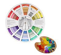 BAOSROY Circulo Cromatico,Ruedas de Colores,Círculo Cromático Maquillaje,Circulo Cromatico Acuarela,Círculo Cromático de Colores,para Pintura,Diseño y Maquillaje