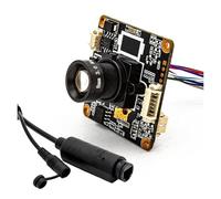 BAPPRJJ WGWK Módulo de cámara de Red IP Onvif POE48V 3MP 25FPS Webcam 8 mm 42 Grados M12 Lente de Montaje Seguridad HD Tablero de cámara de Seguridad(POE48V)