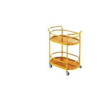 Bar Cart,Carrito Dorado Para Servir Vino Ideal Para Bares Domésticos-Gold A