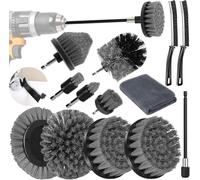 BARAKYEG 13 Pieces Cepillo Taladro Limpieza Kit,Multifuncional Cepillo | Limpieza Hogar Cepillo de Limpieza para Huecos,Limpiar Coche,Baño,Cocina, Azulejos,hogar y cocina,cepillos limpieza hogar