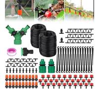 BARAKYEG 149 Pcs Goteros para Equipos de Riego Automático,Sistema Kit de Goteo para Riego de Tubos para Plantas de Invernadero,Riego DIY para,Cama de Flores,Patio,Césped - 30 M