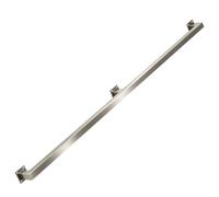 Barandilla de escalera industrial, Pasamanos de acero inoxidable de 30-600 cm para escaleras, Barra de apoyo montada en la pared, Riel de soporte de barandilla antideslizante(3.9m)
