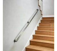 Barandilla de escalera interior｜Pasamanos de pared de acero inoxidable para escalera｜Barandilla de escalera moderna Pasamanos para escalones exteriores Barra de soporte de seguridad(120cm)