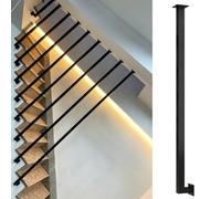 Barandillas de escalera en forma de L Barandillas de hierro forjado