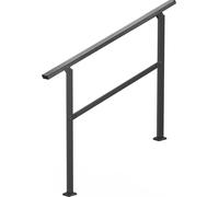 Barandillas para exteriores para escaleras de 2 a 3 escalones, tubo cuadrado , fácil instalación