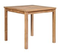 BaraSh Mesa de jardín de Madera Maciza de Teca 80x80x77 cm Mesa Jardin Exterior Mesa terraza Exterior Mesa de Jardin