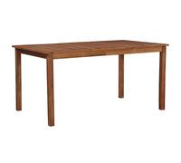 BaraSh Mesa de jardín Madera Maciza de Acacia 150x90x74 cm mesas de terraza y jardín Mesa Extensible Exterior Mesa pequeña terraza Mesa Exterior Jardin