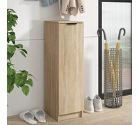 BaraSh Mueble Zapatero Madera contrachapada Roble Sonoma 30x35x100 cm Mueble Zapatero Armario Estantería Pasillo con Puertas Organizador